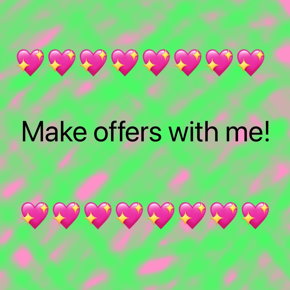 Make offers with me!